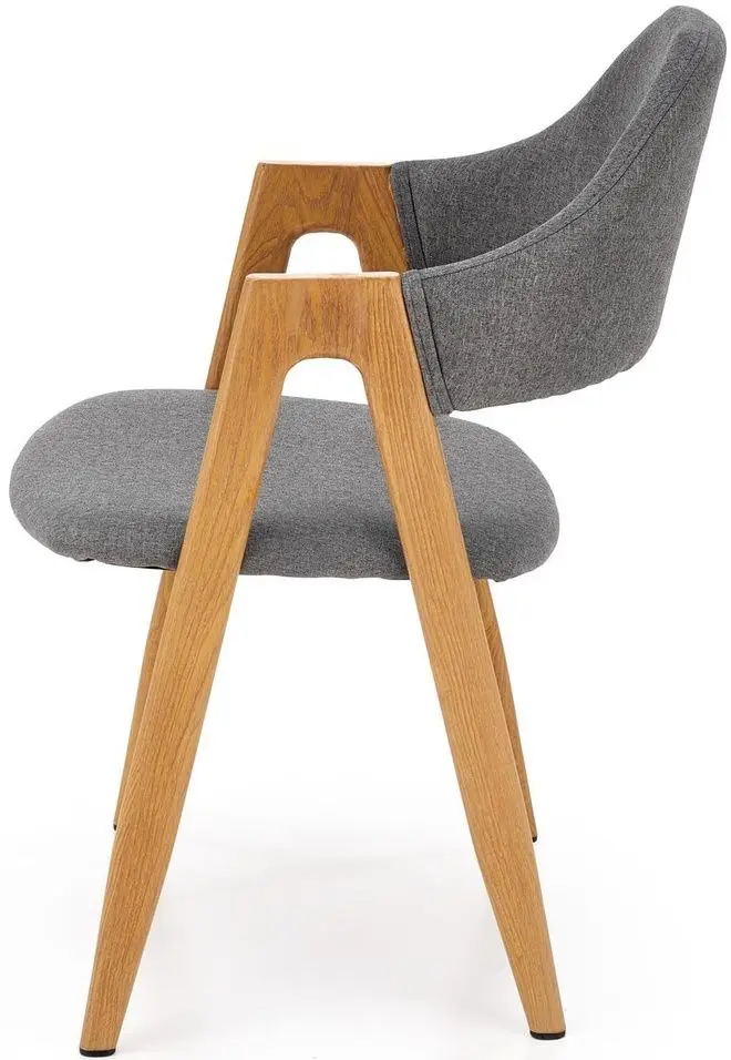 Scaun Halmar K344 (Gray/Honey Oak)