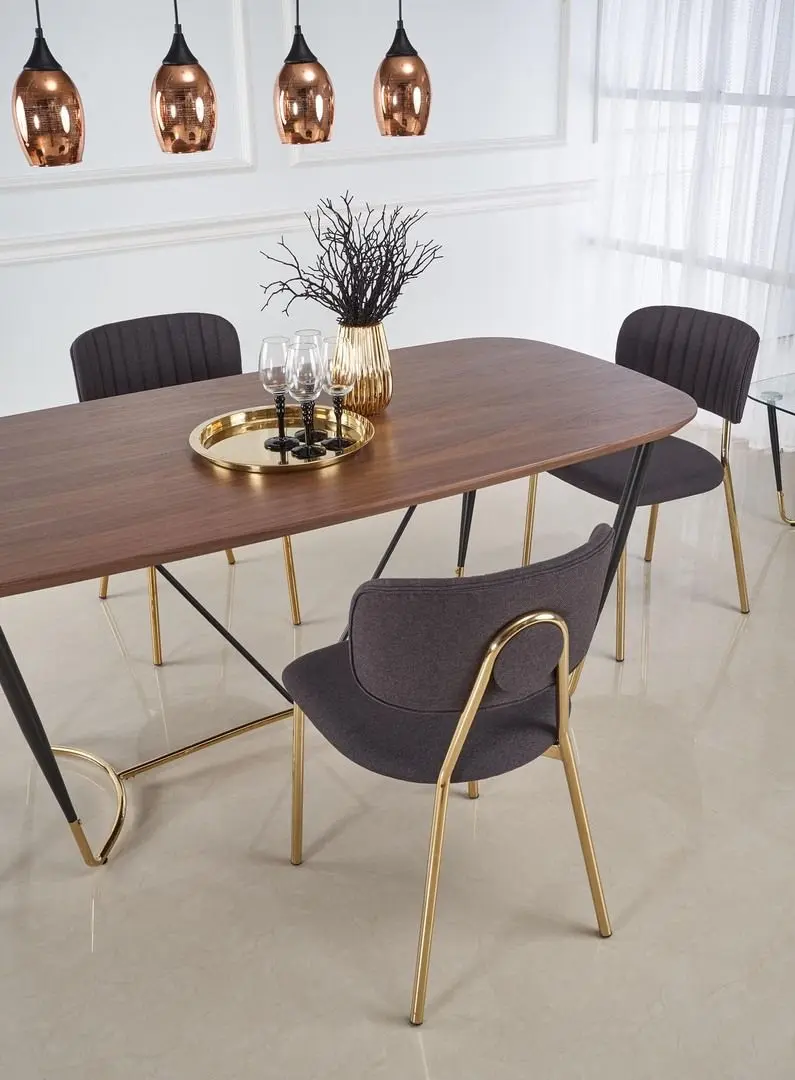 Scaun Halmar K362 (Gray Dark/Gold) - 9