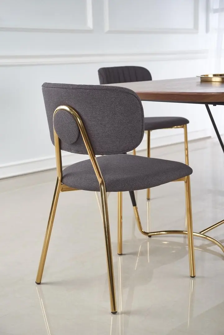 Scaun Halmar K362 (Gray Dark/Gold) - 10