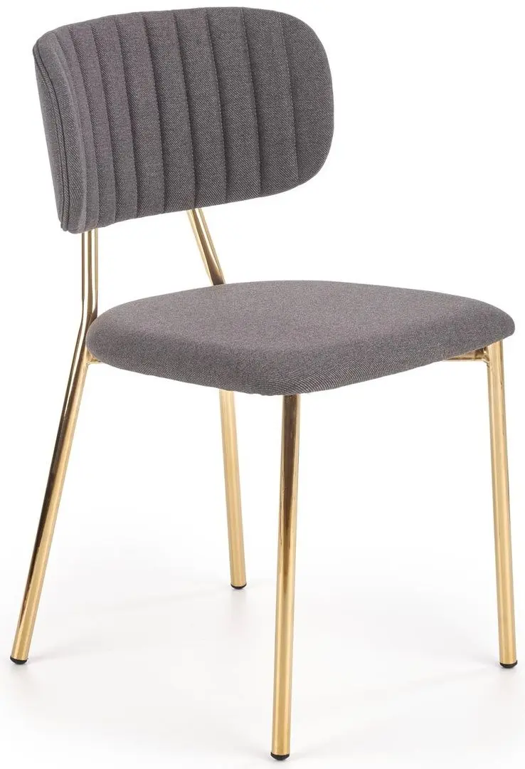 Scaun Halmar K362 (Gray Dark/Gold)
