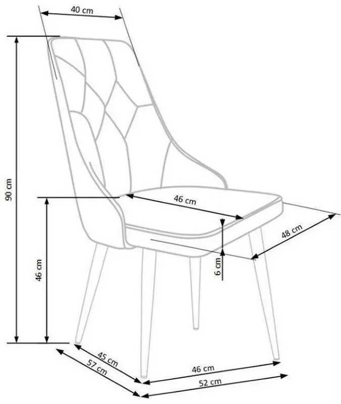 Scaun Halmar K365 (Black)