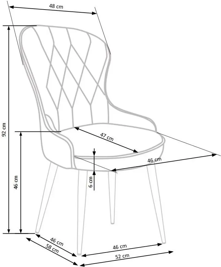 Scaun Halmar K366 (Gray)