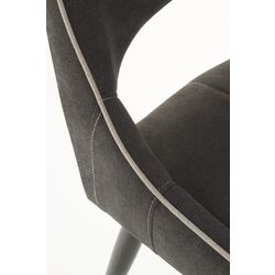 Scaun Halmar K369 (Gray Dark/Black) Thumb