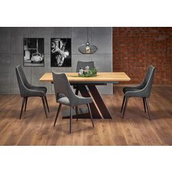 Scaun Halmar K369 (Gray Dark/Black) Thumb