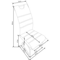 Scaun Halmar K371 (Gray/Black) Thumb
