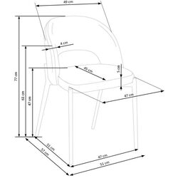 Scaun Halmar K373 (Gray) Thumb