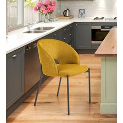 Scaun Halmar K373 (Mustard/Black)