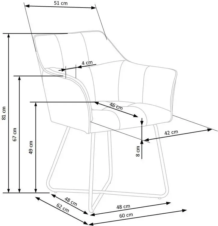 Scaun Halmar K377 (Gray)