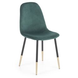 Scaun Halmar K379 (Dark Green/Black/Gold)