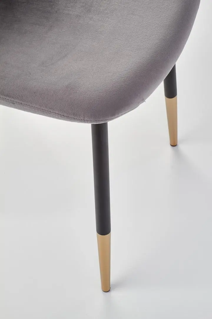 Scaun Halmar K379 (Gray/Black/Gold)