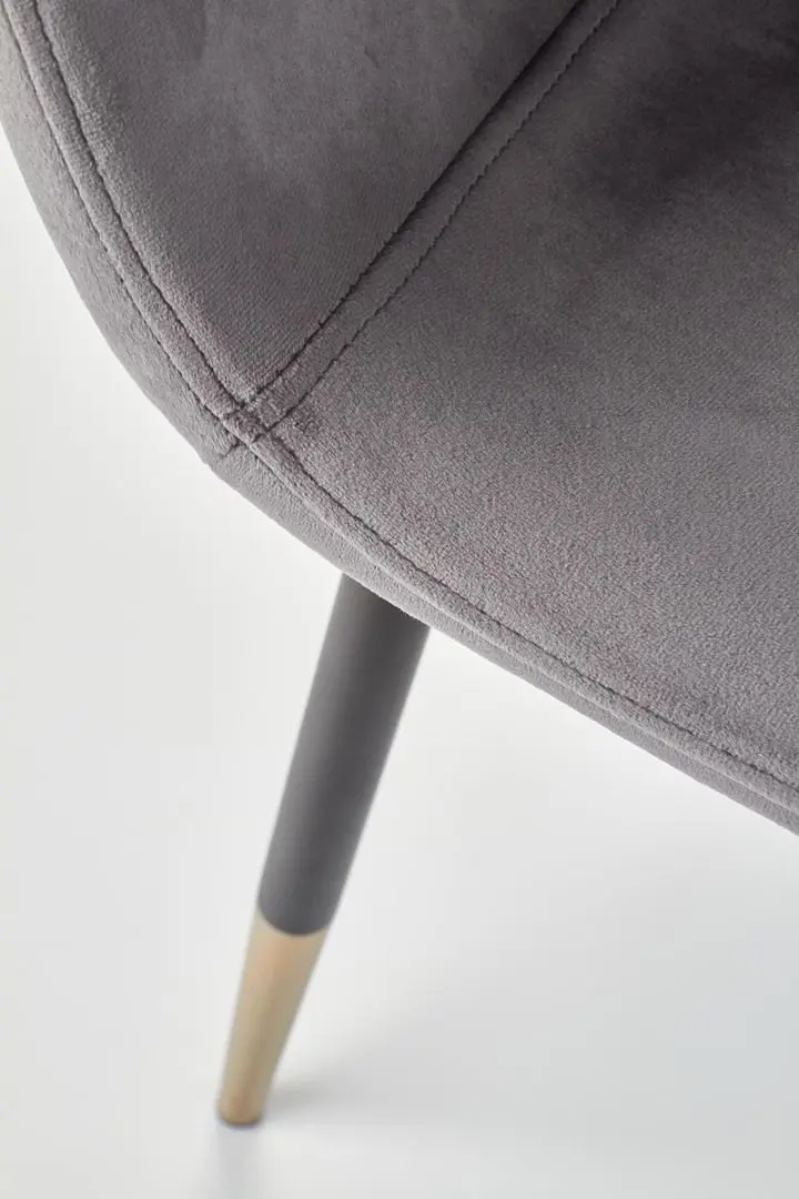 Scaun Halmar K379 (Gray/Black/Gold)