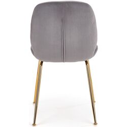 Scaun Halmar K381 (Gray/Gold) Thumb