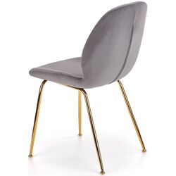 Scaun Halmar K381 (Gray/Gold) Thumb