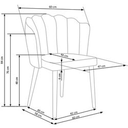 Scaun Halmar K386 (Gray) Thumb