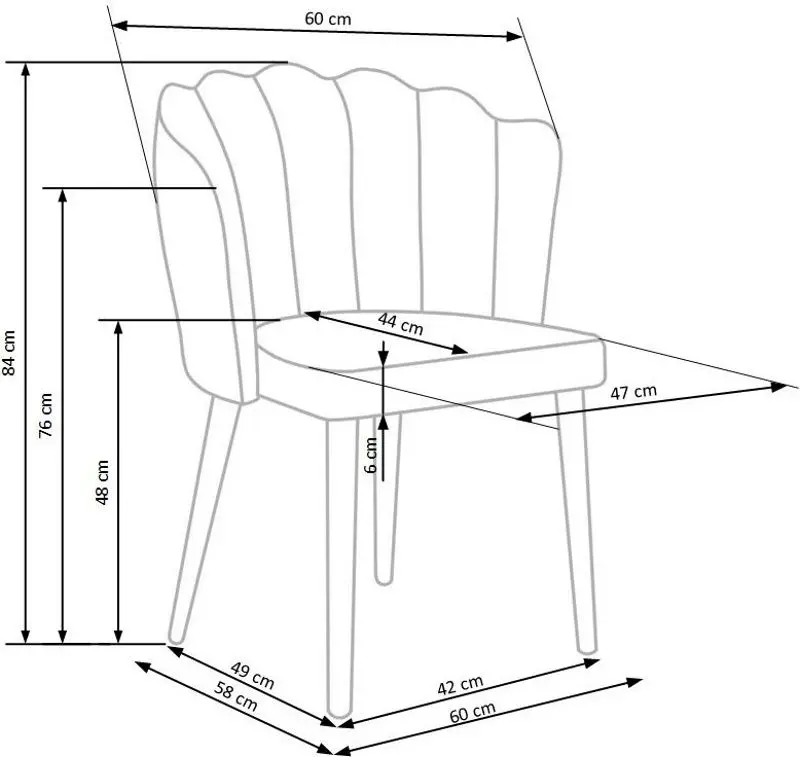 Scaun Halmar K386 (Pink)