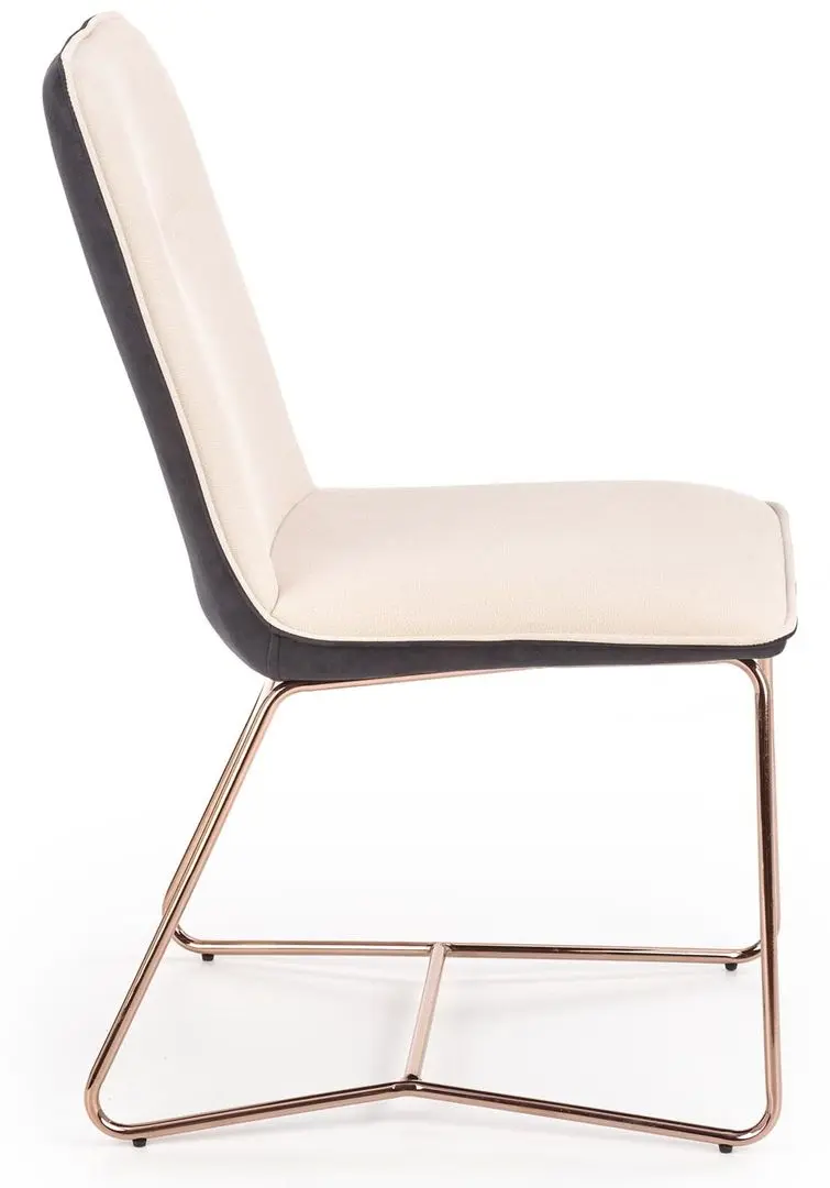 Стул Halmar K390 (Cream/Dark Gray/Rose Gold)