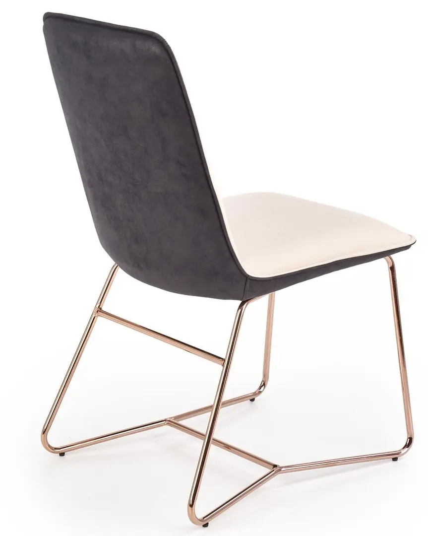 Стул Halmar K390 (Cream/Dark Gray/Rose Gold)