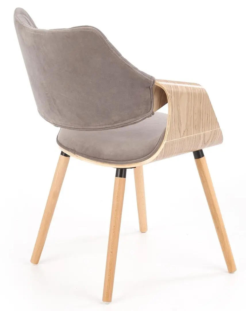 Scaun Halmar K396 (Light Oak/Gray)