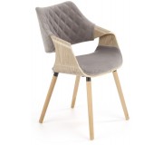 Scaun Halmar K396 (Light Oak/Gray)