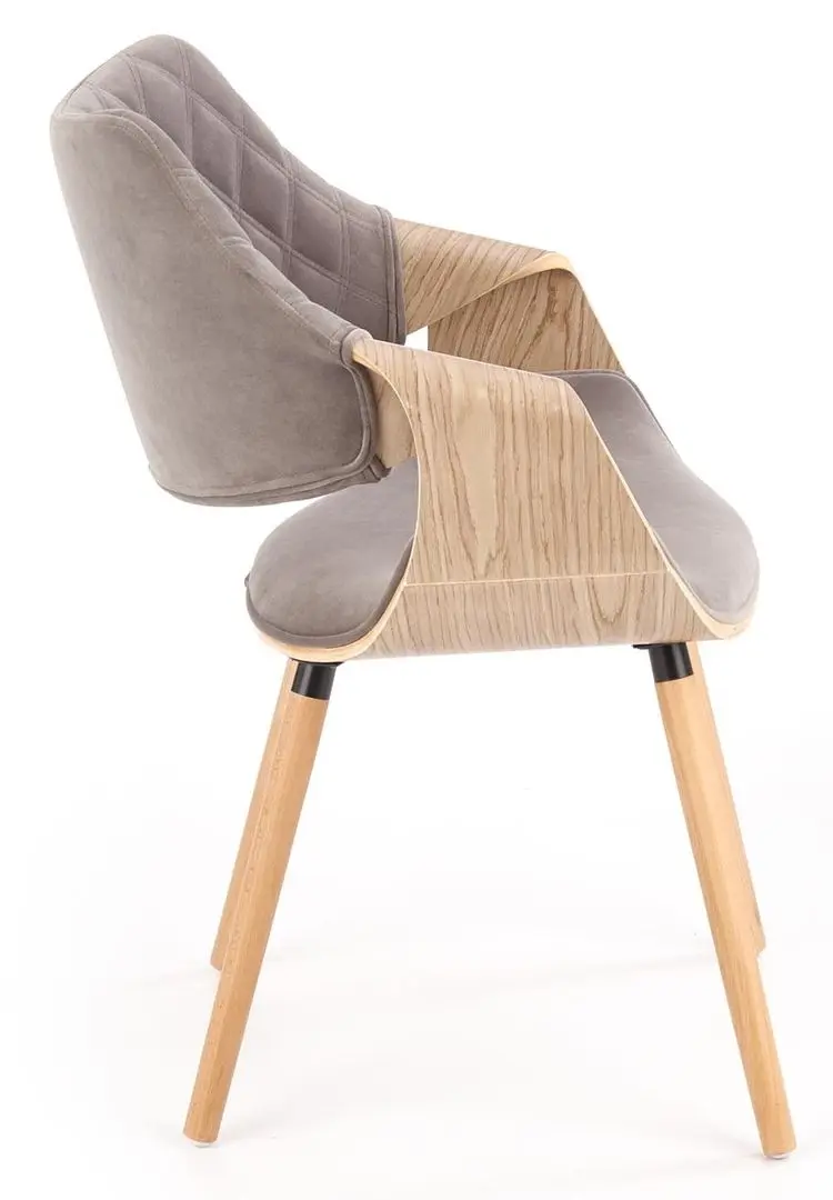 Scaun Halmar K396 (Light Oak/Gray)