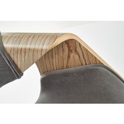 Scaun Halmar K396 (Light Oak/Gray) Thumb