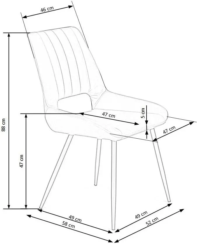 Scaun Halmar K404 (Gray) - 10