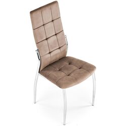 Scaun Halmar K416 (Beige/Inox) Thumb