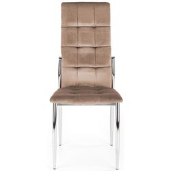 Scaun Halmar K416 (Beige/Inox) Thumb