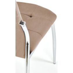 Scaun Halmar K416 (Beige/Inox) Thumb