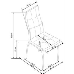 Scaun Halmar K416 (Dark Blue) Thumb