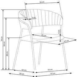 Scaun Halmar K426 (Dark Green) Thumb