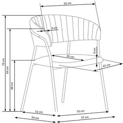 Scaun Halmar K426 (Gray/Black) Thumb