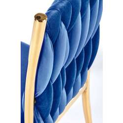 Стул Halmar K436 (Dark Blue/Gold) Thumb
