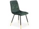 Scaun Halmar K438 (Dark Green/Black/Gold)