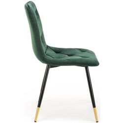 Scaun Halmar K438 (Dark Green/Black/Gold) Thumb