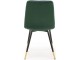 Scaun Halmar K438 (Dark Green/Black/Gold)