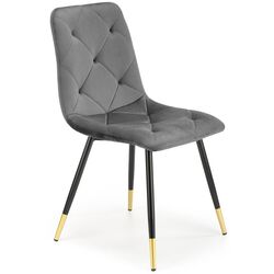 Стул Halmar K438 (Gray/Black/Gold) Thumb