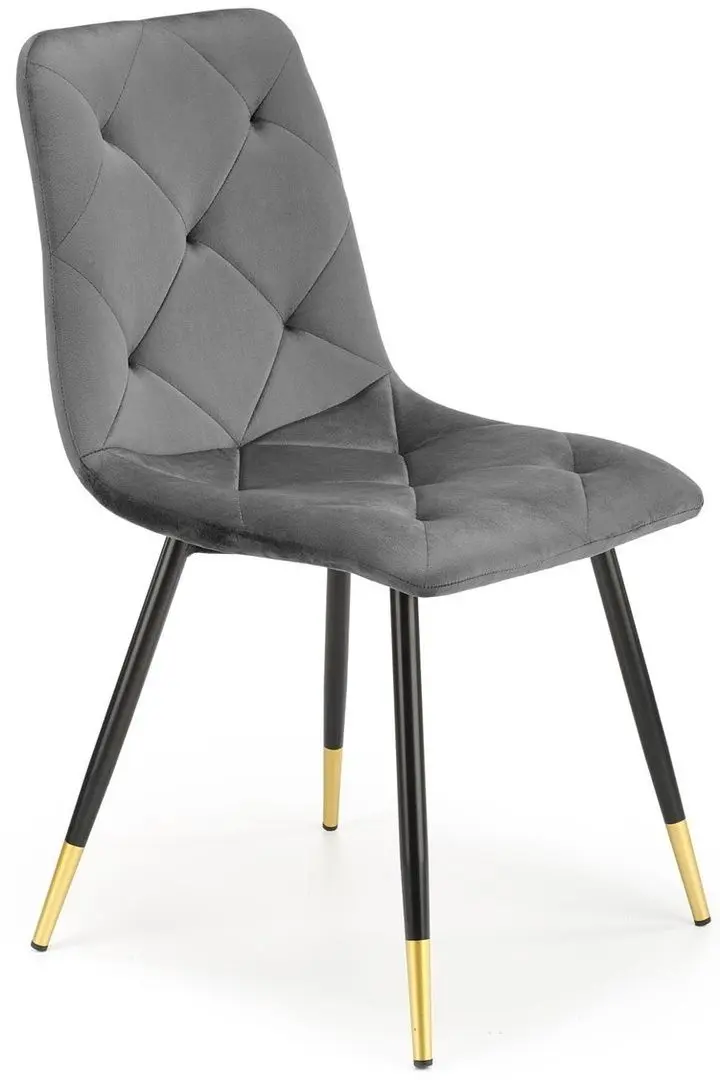 Стул Halmar K438 (Gray/Black/Gold) - 3