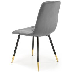 Стул Halmar K438 (Gray/Black/Gold) Thumb