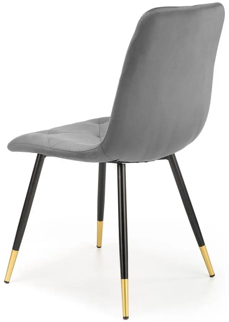 Стул Halmar K438 (Gray/Black/Gold) - 5
