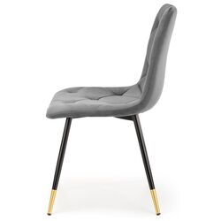 Стул Halmar K438 (Gray/Black/Gold) Thumb