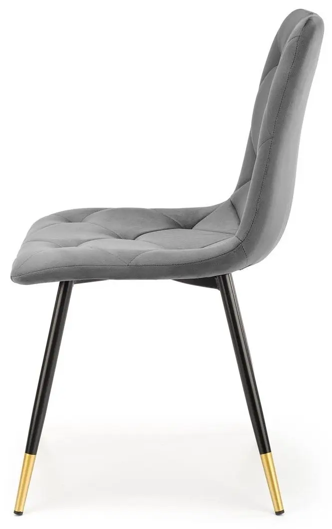 Стул Halmar K438 (Gray/Black/Gold) - 6
