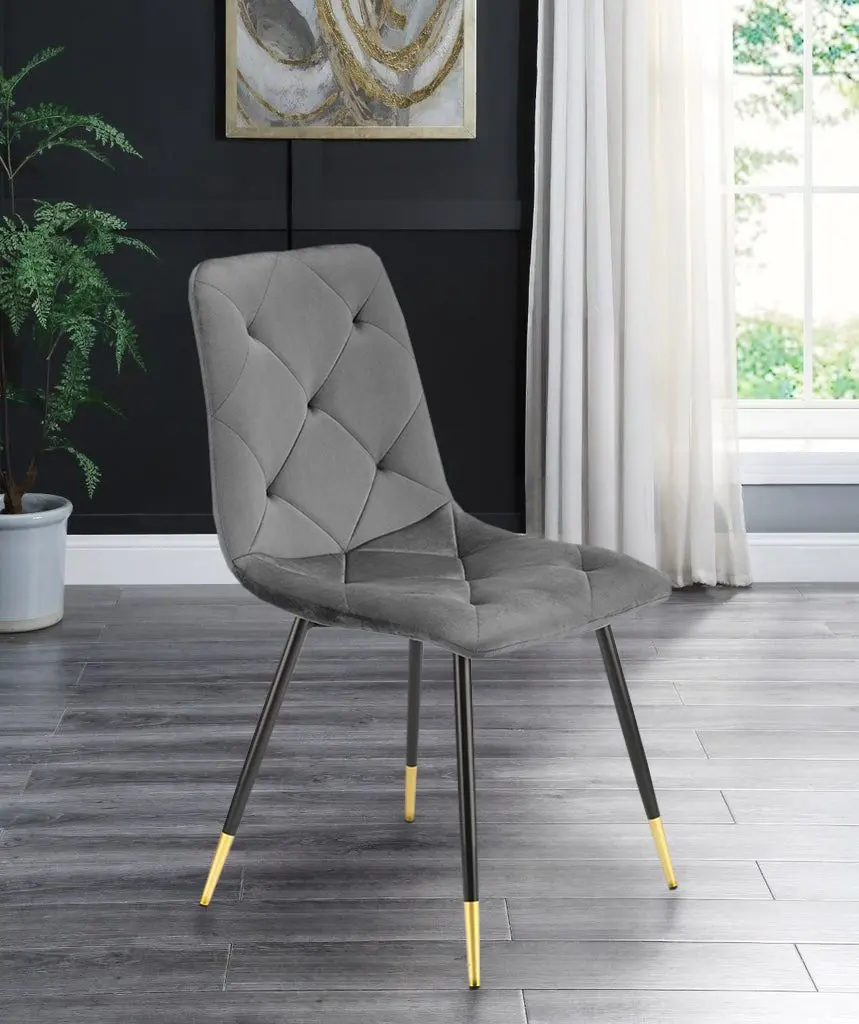 Стул Halmar K438 (Gray/Black/Gold)