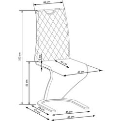 Scaun Halmar K442 (Gray) Thumb