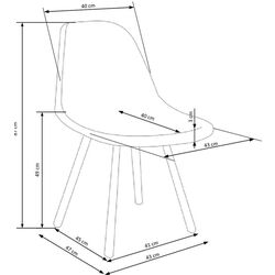 Scaun Halmar K449 (Black) Thumb