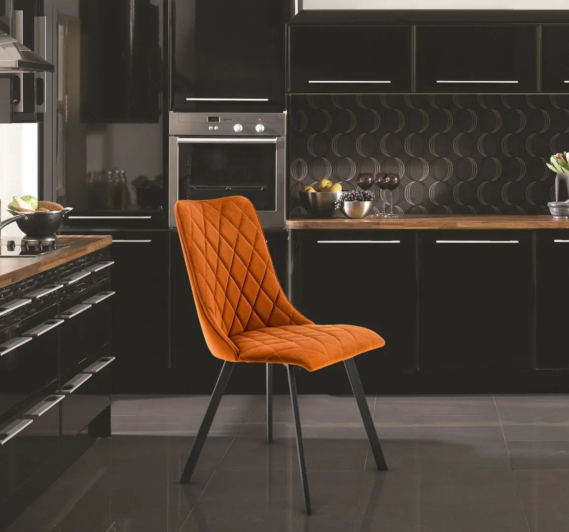 Scaun Halmar K450 (Cinnamon/Black)