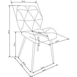 Scaun Halmar K453 (Gray/Black) Thumb