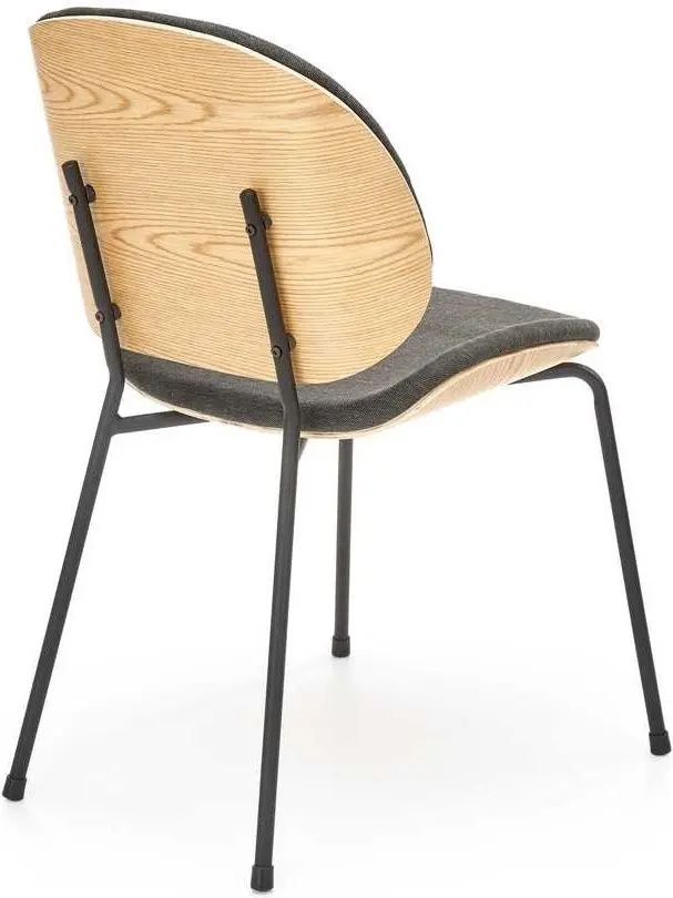 Стул Halmar K467 (Natural Oak/Dark Gray) - 6