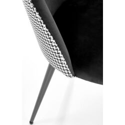 Scaun Halmar K478 (Black/White) Thumb