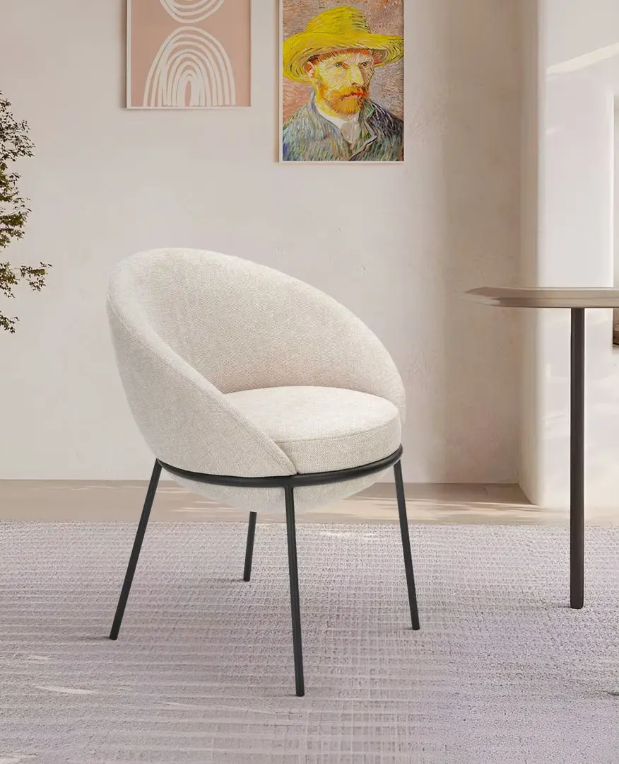 Scaun Halmar K482 (Beige/Black)